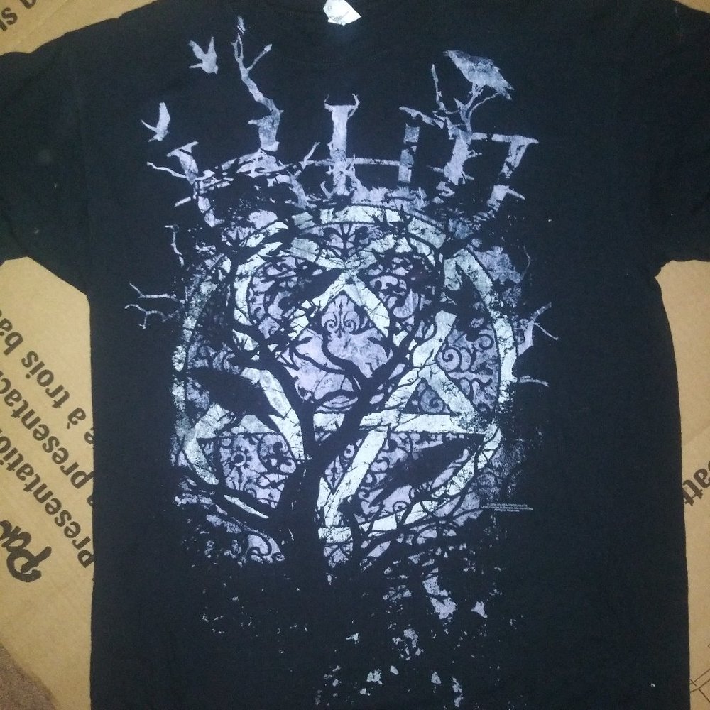 HIM Killing Tree & Crows Vintage T-Shirt (Size Medium) NEW Heartagram Love Metal